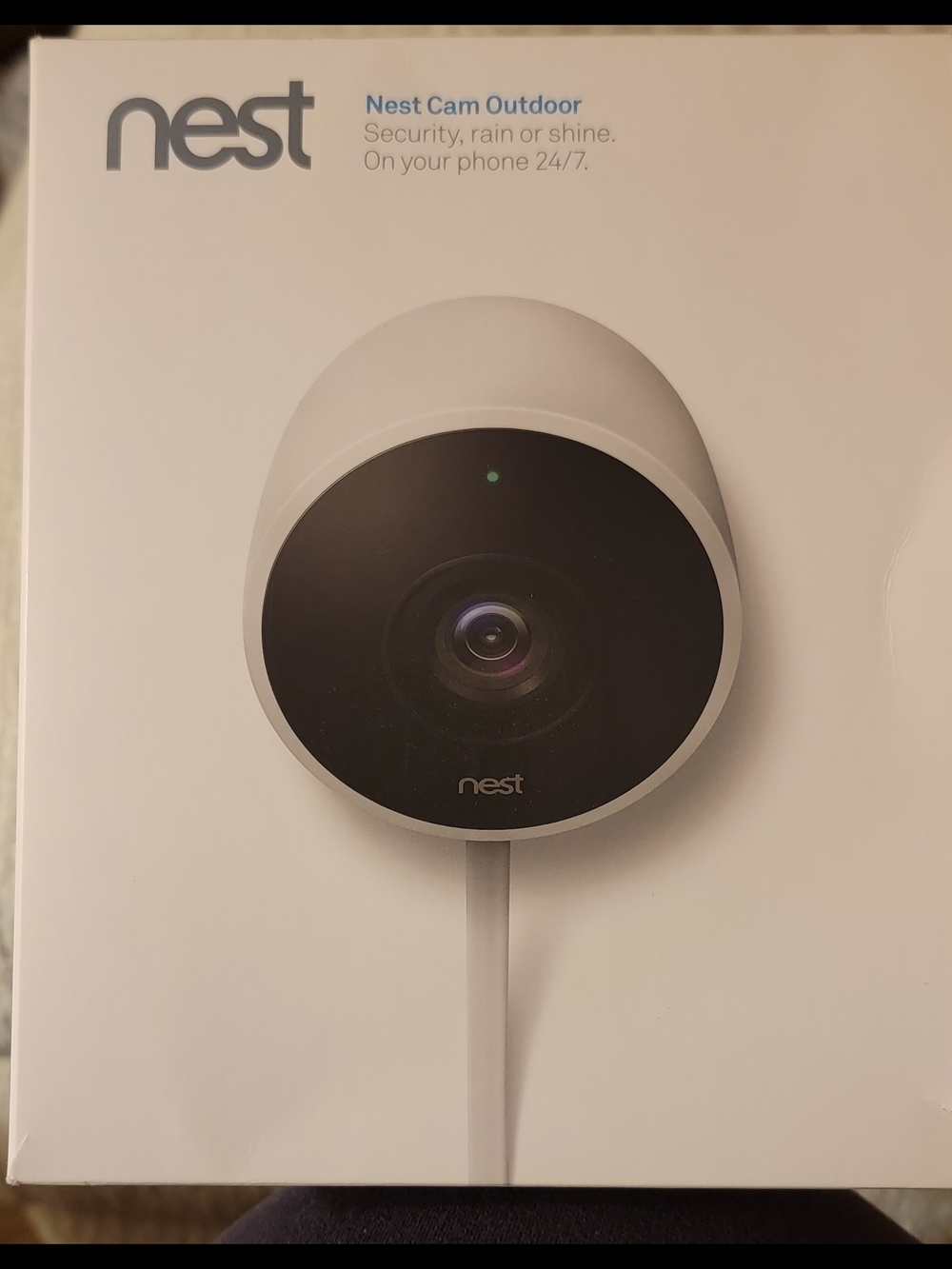 Nest Cam Outdoor Security Camera - White